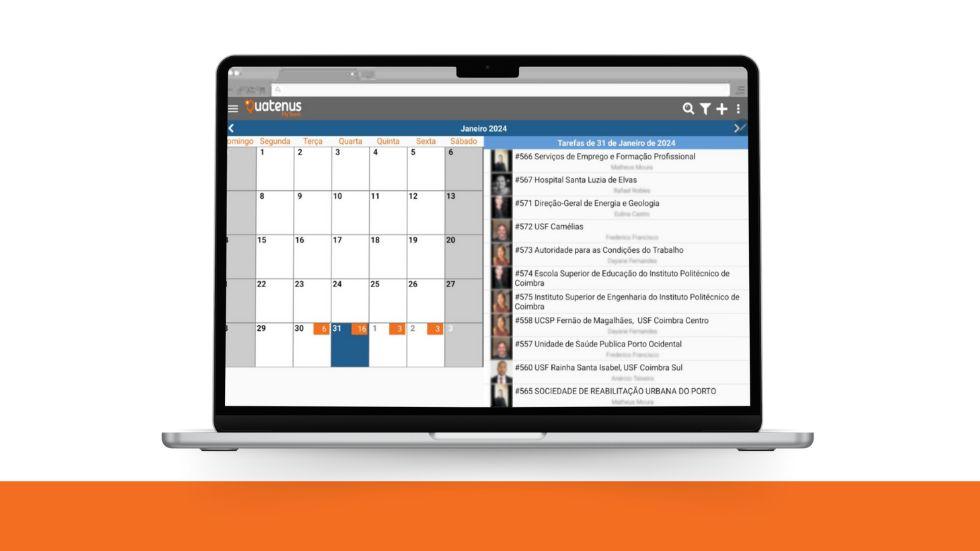 Software de Gestão de Equipas - Histórico de Utilização