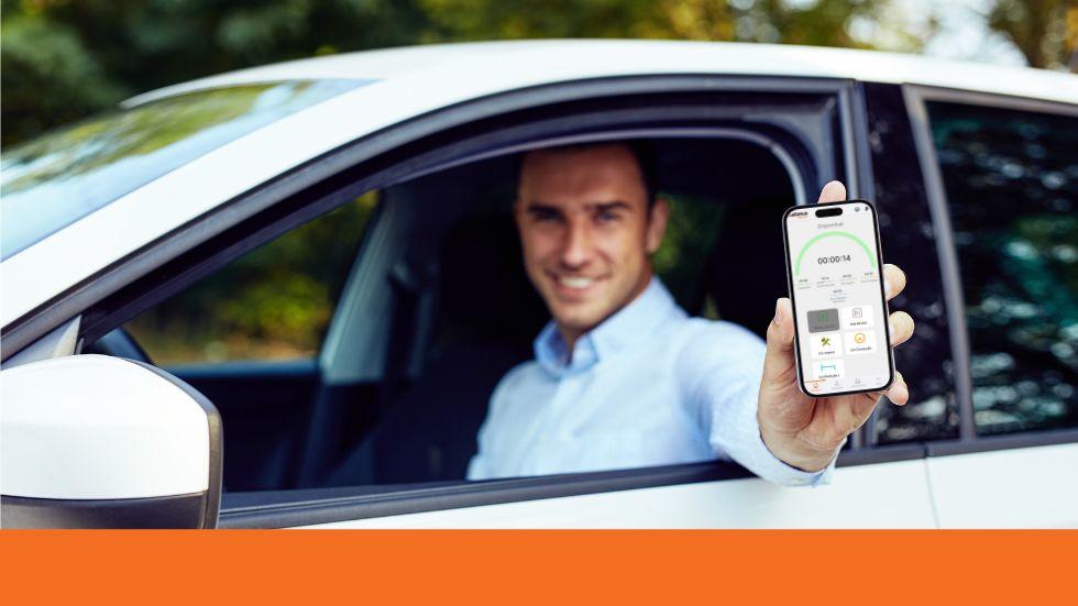 Quatenus MyDriver - Registo de inicio e fim da jornada de trabalho.